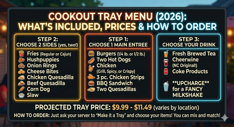 Cookout Tray Menu — What’s Included, Prices & How to Order (2026)
